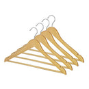 Whitmor 9-5/16 in. H X 1/2 in. W X 17-1/2 in. L Wood Brown Suit Hanger 4 pk