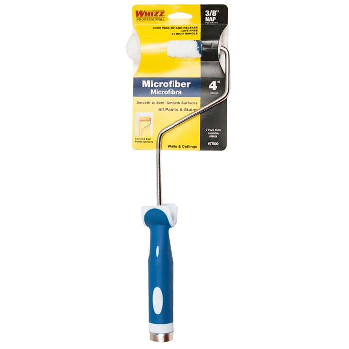 Whizz Xtrasorb 4 in. W Mini Paint Roller Frame and Cover Threaded End