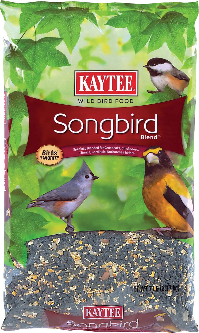 Kaytee Songbird Blend Songbird Black Oil Sunflower Seed Wild Bird Food 7 lb