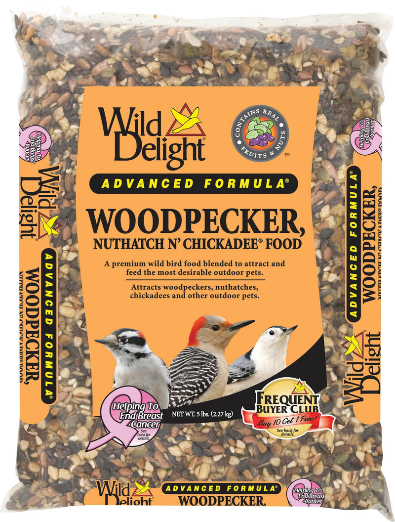 Wild Delight Woodpecker Sunflower Seeds Wild Bird Food 5 lb