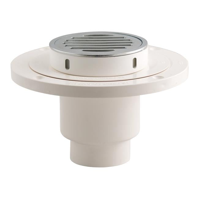 Wondercap 2 in. D Chrome ABS Tile Shower Drain Outlet