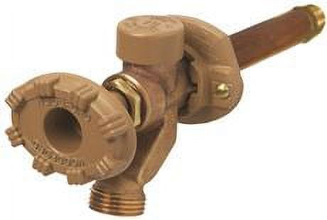 Woodford Model 19 1/2 in. MPT Sweat Anti-Siphon Brass Freezeless Wall Faucet