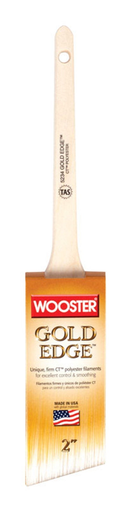 Wooster Gold Edge 2 in. Thin Angle Paint Brush