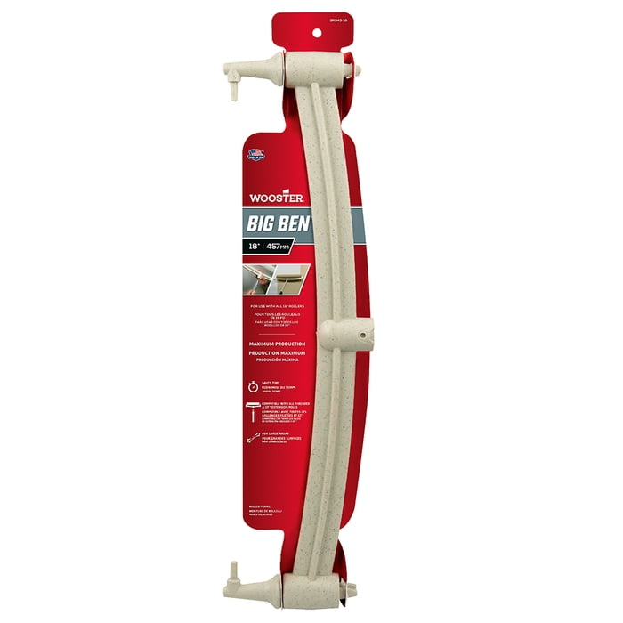Wooster Big Ben 18 in. W Extension Pole Paint Roller Frame Threaded End