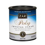 ZAR Aqua Satin Clear Water-Based Polyurethane 1 qt