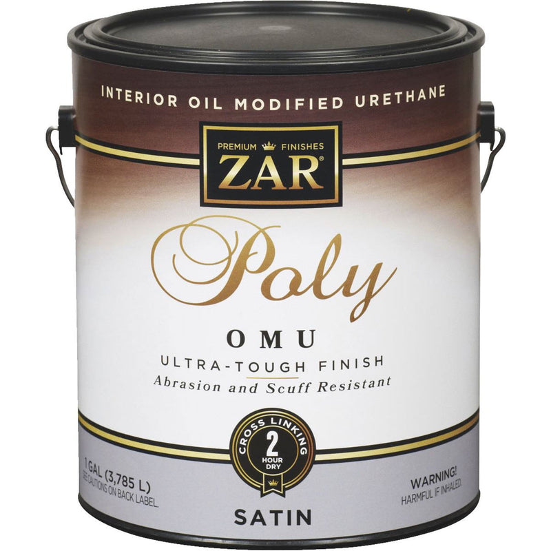 ZAR Ultra Max Satin Clear Water-Based Polyurethane 1 gal