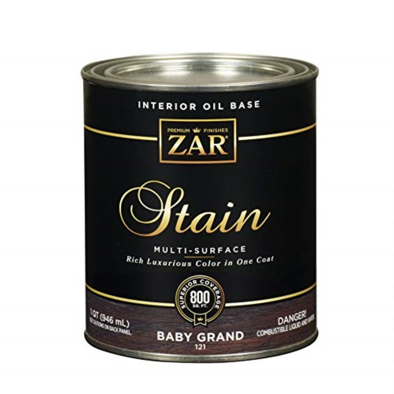 ZAR Semi-Transparent Baby Grand Oil-Based Polyurethane Wood Stain 1 qt