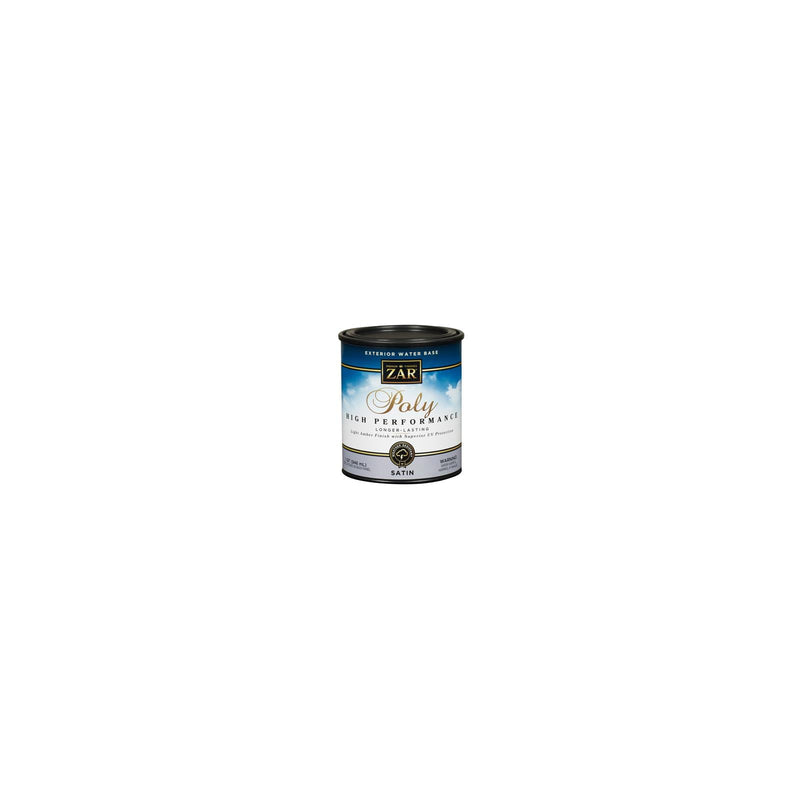 ZAR Satin Light Amber Water-Based Polyurethane 1 qt