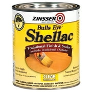 Zinsser Bulls Eye Clear Oil-Based Shellac Finish and Sealer 1 qt